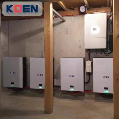 英国における20kWhソーラーパワーウォール蓄電システム